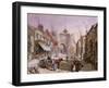The Old Town Gate watercolor-Louise Ingram Rayner-Framed Giclee Print
