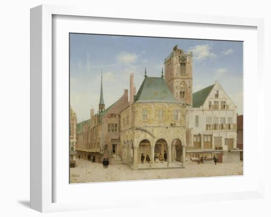 The Old Town Hall of Amsterdam, 1657-Pieter Jansz Saenredam-Framed Giclee Print