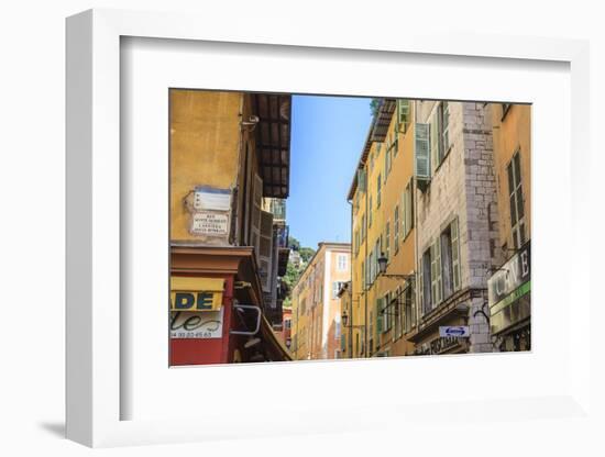 The Old Town, Nice, Alpes-Maritimes, Provence, Cote D'Azur, French Riviera, France, Europe-Amanda Hall-Framed Photographic Print