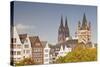 The Old Town of Cologne, North Rhine-Westphalia, Germany, Europe-Julian Elliott-Stretched Canvas