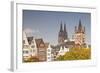 The Old Town of Cologne, North Rhine-Westphalia, Germany, Europe-Julian Elliott-Framed Photographic Print