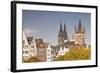 The Old Town of Cologne, North Rhine-Westphalia, Germany, Europe-Julian Elliott-Framed Photographic Print