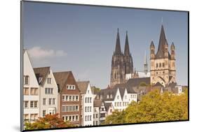 The Old Town of Cologne, North Rhine-Westphalia, Germany, Europe-Julian Elliott-Mounted Photographic Print