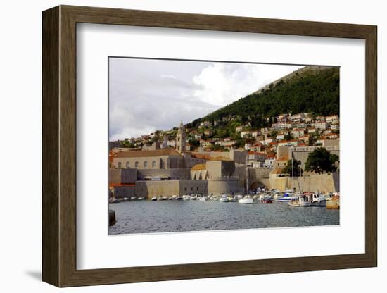 The Old Town of Dubrovnik, UNESCO World Heritage Site, Croatia, Europe-Simon Montgomery-Framed Photographic Print