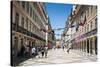 The Old Town Quarter of Baixa in Lisbon, Portugal, Europe-Michael Runkel-Stretched Canvas