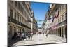 The Old Town Quarter of Baixa in Lisbon, Portugal, Europe-Michael Runkel-Mounted Photographic Print