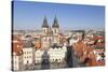 The Old Town Square (Staromestske Namesti) with Tyn Cathedral (Church of Our Lady before Tyn)-Markus-Stretched Canvas