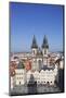 The Old Town Square (Staromestske Namesti) with Tyn Cathedral (Church of Our Lady before Tyn)-Markus-Mounted Photographic Print