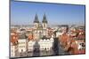 The Old Town Square (Staromestske Namesti) with Tyn Cathedral (Church of Our Lady before Tyn)-Markus-Mounted Photographic Print