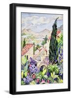 The Old Town Vaison-Julia Gibson-Framed Giclee Print