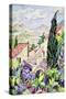The Old Town Vaison-Julia Gibson-Stretched Canvas