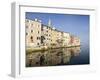 The Old Town with reflections early morning, Rovinj, Istria, Croatia-Jean Brooks-Framed Photographic Print