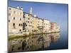 The Old Town with reflections early morning, Rovinj, Istria, Croatia-Jean Brooks-Mounted Photographic Print