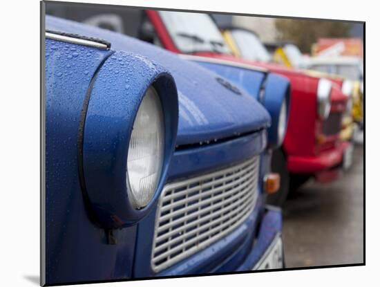 The Old Trabant Automobiles, Produced in the Former East Germany, Berlin, Germany, Europe-Carlo Morucchio-Mounted Photographic Print