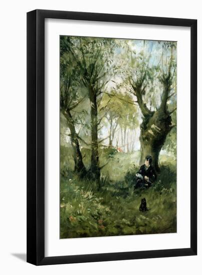 The Old Track to Auvers, 1863-Berthe Morisot-Framed Giclee Print