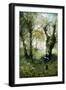 The Old Track to Auvers, 1863-Berthe Morisot-Framed Giclee Print