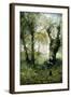 The Old Track to Auvers, 1863-Berthe Morisot-Framed Giclee Print