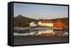 The Old Trading Centre of Kjerringoy, Nordland, Norway, Scandinavia, Europe-Doug Pearson-Framed Stretched Canvas