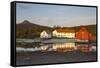 The Old Trading Centre of Kjerringoy, Nordland, Norway, Scandinavia, Europe-Doug Pearson-Framed Stretched Canvas