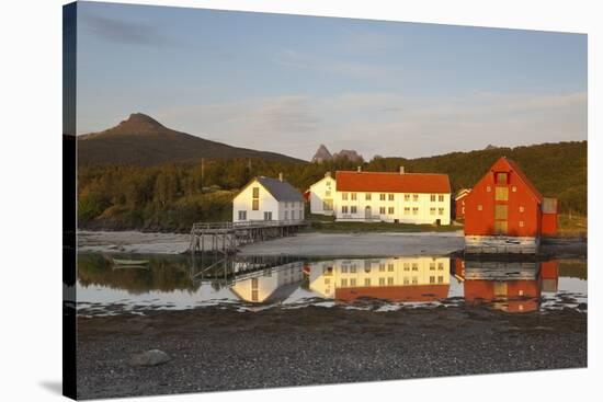 The Old Trading Centre of Kjerringoy, Nordland, Norway, Scandinavia, Europe-Doug Pearson-Stretched Canvas