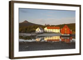 The Old Trading Centre of Kjerringoy, Nordland, Norway, Scandinavia, Europe-Doug Pearson-Framed Photographic Print