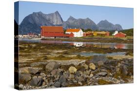 The Old Trading Centre of Kjerringoy, Nordland, Norway, Scandinavia, Europe-Doug Pearson-Stretched Canvas