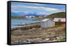 The Old Trading Centre of Kjerringoy, Nordland, Norway, Scandinavia, Europe-Doug Pearson-Framed Stretched Canvas