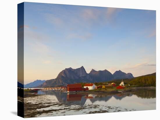 The Old Trading Centre of Kjerringoy, Nordland, Norway-Doug Pearson-Stretched Canvas