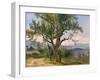 The Old Tree-Friedrich Gauermann-Framed Giclee Print