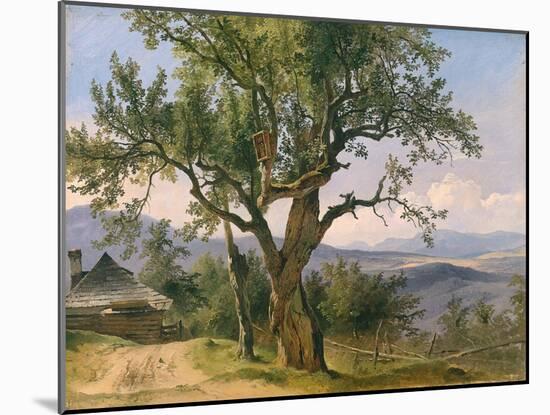 The Old Tree-Friedrich Gauermann-Mounted Giclee Print