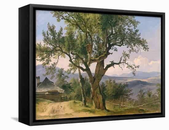 The Old Tree-Friedrich Gauermann-Framed Stretched Canvas