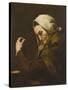 The Old Usurer, 1638-Jusepe de Ribera-Stretched Canvas