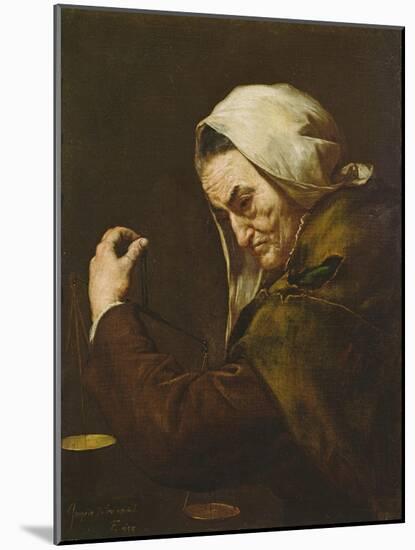 The Old Usurer, 1638-Jusepe de Ribera-Mounted Giclee Print