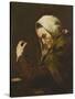 The Old Usurer, 1638-Jusepe de Ribera-Stretched Canvas