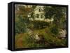 The old vicarage farm, before 1908-Nikolai Astrup-Framed Stretched Canvas