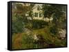 The old vicarage farm, before 1908-Nikolai Astrup-Framed Stretched Canvas