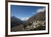 The old village of Pangboche on the Everest Base Camp trek, Nepal, Himalayas, Asia-Alex Treadway-Framed Photographic Print