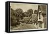 The Old Village, Shanklin, Isle of Wight, 20th Century-null-Framed Stretched Canvas