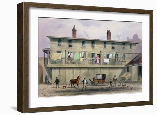 The Old Vine Inn, Aldersgate Street, 1855-Thomas Hosmer Shepherd-Framed Giclee Print