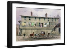 The Old Vine Inn, Aldersgate Street, 1855-Thomas Hosmer Shepherd-Framed Giclee Print