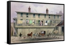 The Old Vine Inn, Aldersgate Street, 1855-Thomas Hosmer Shepherd-Framed Stretched Canvas