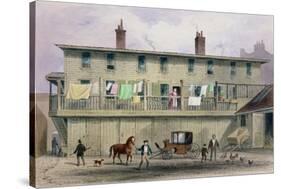 The Old Vine Inn, Aldersgate Street, 1855-Thomas Hosmer Shepherd-Stretched Canvas