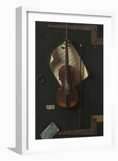 The Old Violin, 1886-William Michael Harnett-Framed Premium Giclee Print