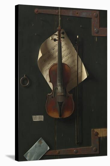 The Old Violin, 1886-William Michael Harnett-Stretched Canvas