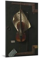 The Old Violin, 1886-William Michael Harnett-Mounted Giclee Print