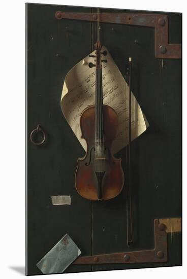The Old Violin, 1886-William Michael Harnett-Mounted Giclee Print