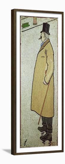 The Old Walker, circa 1900-Jean Louis Forain-Framed Giclee Print