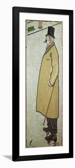 The Old Walker, circa 1900-Jean Louis Forain-Framed Giclee Print