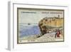 The Old Walls of Bonifacio, Corsica-null-Framed Giclee Print