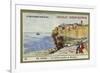 The Old Walls of Bonifacio, Corsica-null-Framed Giclee Print